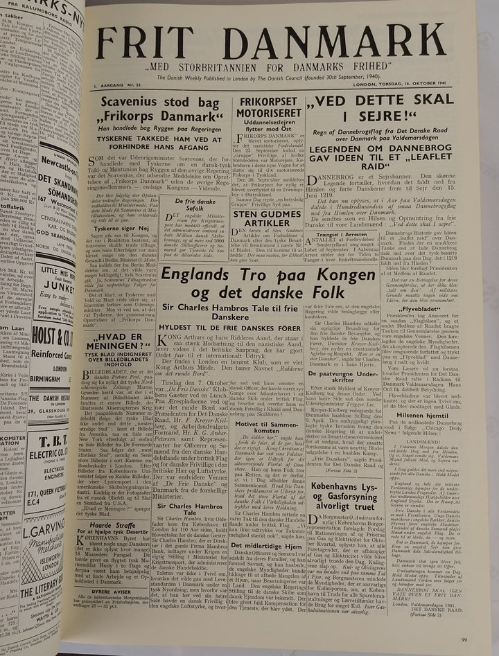 Frit Danmark. December 1940 - Juni 1945.
