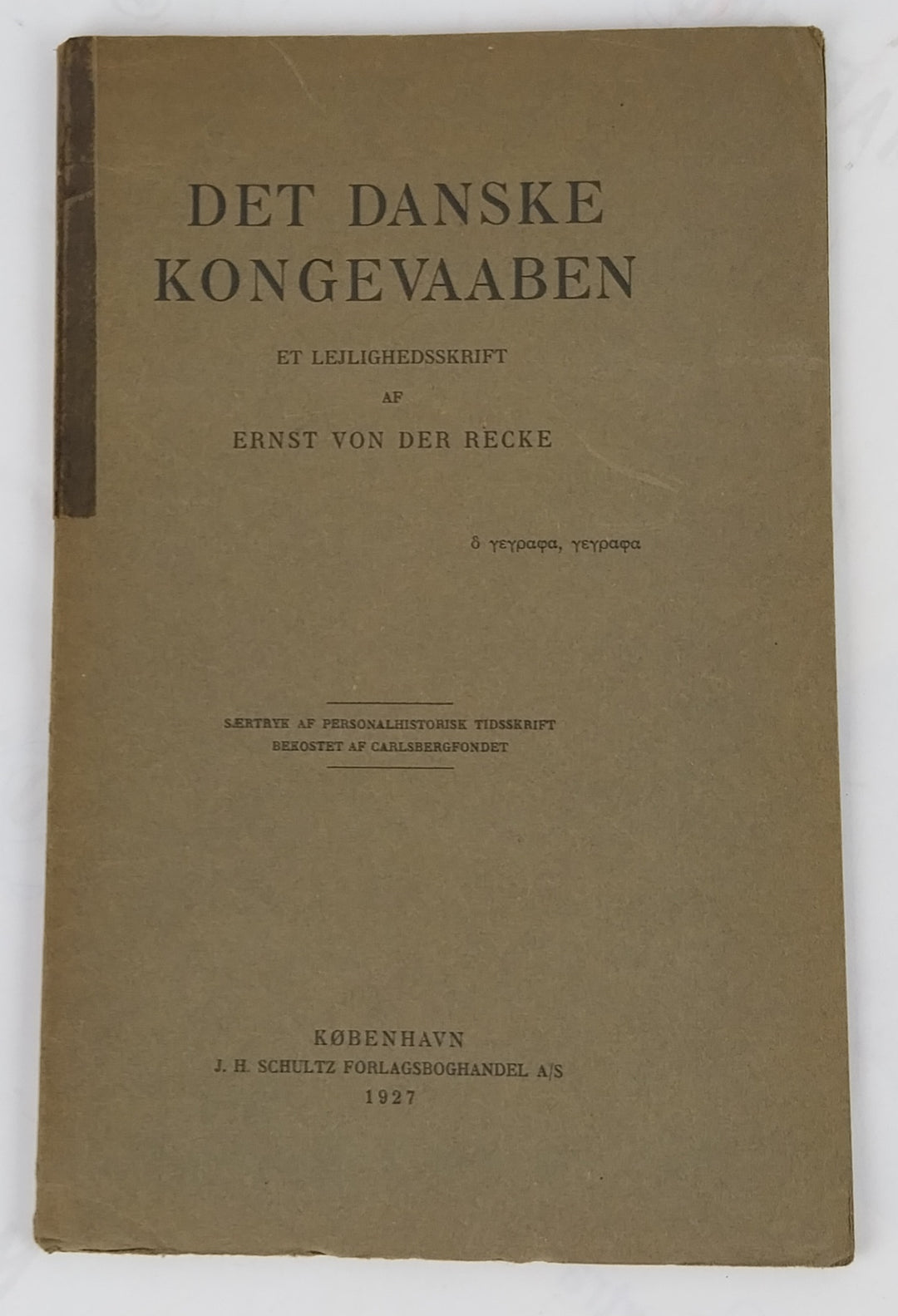 Det danske Kongevaaben