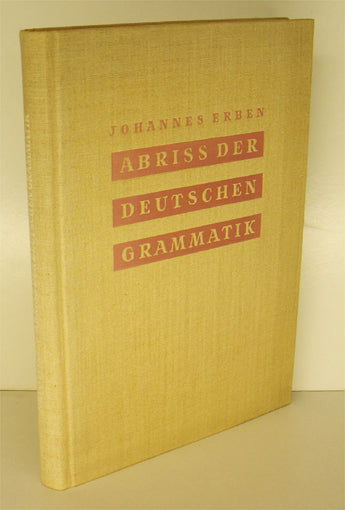 Abriss der deutschen grammatik