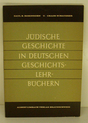 Jüdische Geschichte in Deutschen Geschichtslehrbüchern