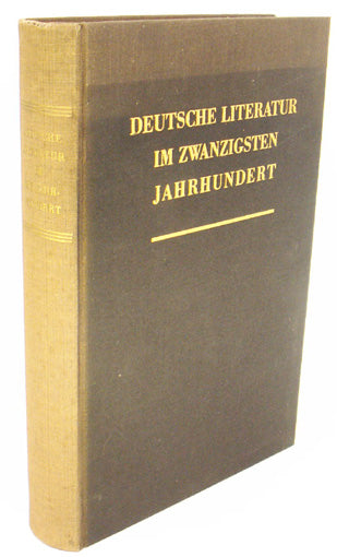 Deutsche Literatur im zwanzigsten jahrhundert