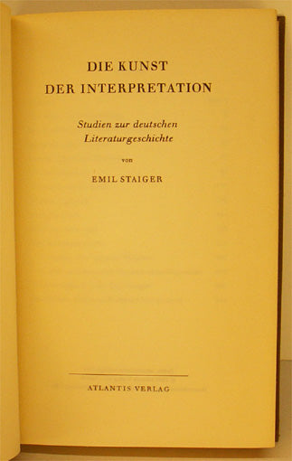 Die kunst der Interpretation