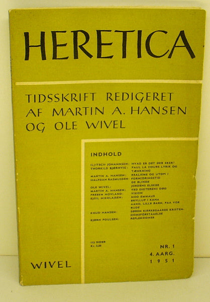 Heretica Nr. 1 - 4. aarg. 1951