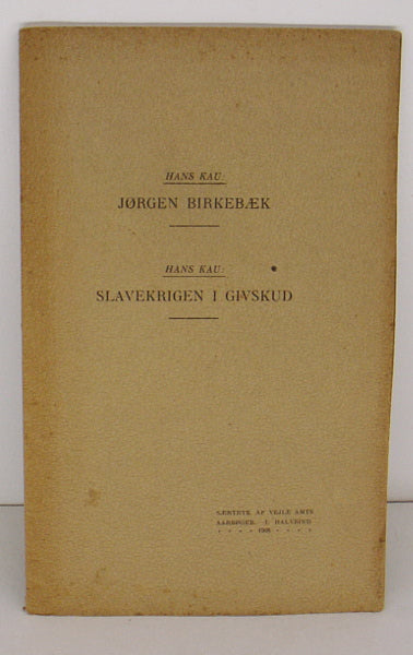 Jørgen Birkebæk - Slavekrigen i Givskud