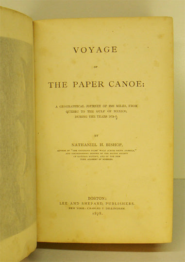 Voyage of The paper Canoe