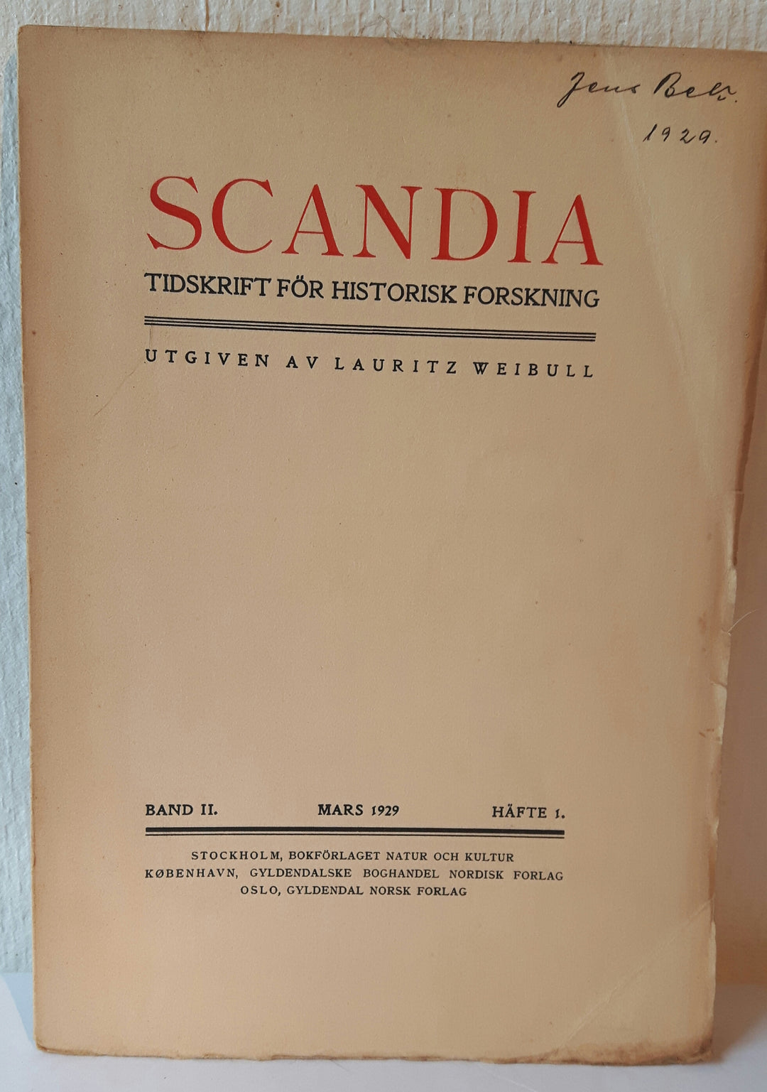 Scandia Band II. Häfte 1 1929