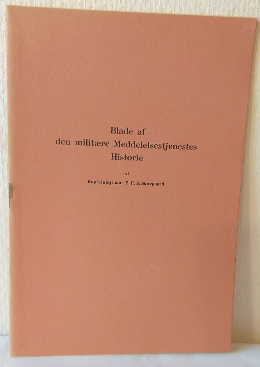 Blade af den militære Meddelelsestjenestes Historie