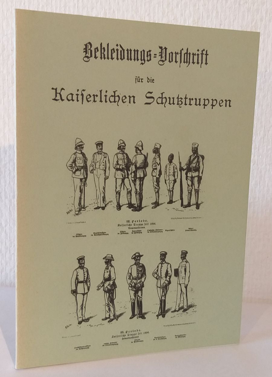 Bekleidungs-bestimmungen für die Schutztruppe für Deutsch-Ostafrika