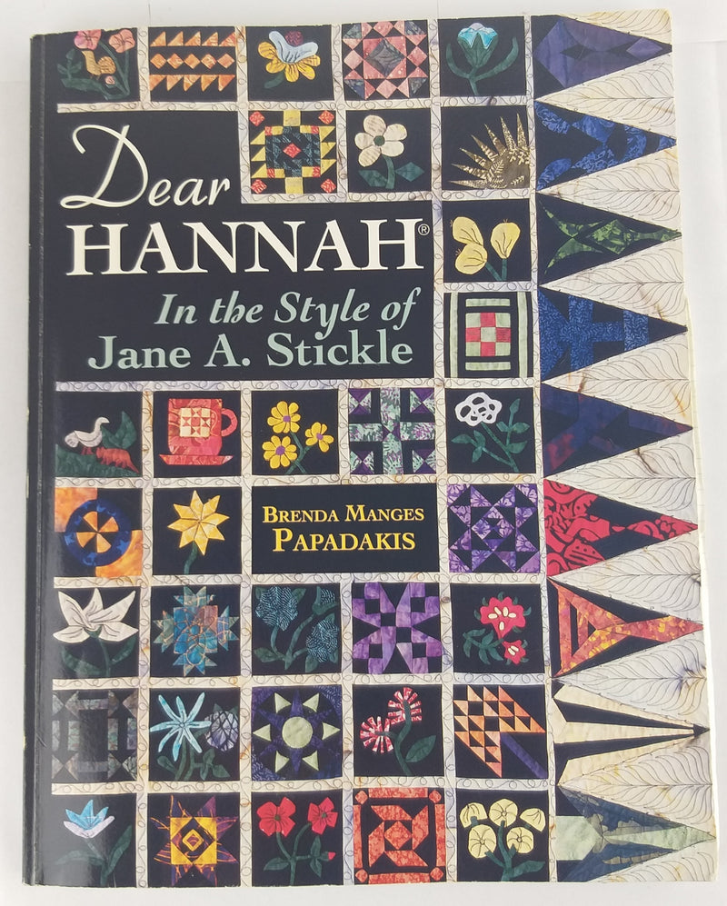 Dear Hannah: In the Style of Jane Stickle