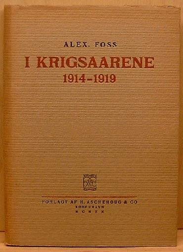 I krigsaarene 1914-1919