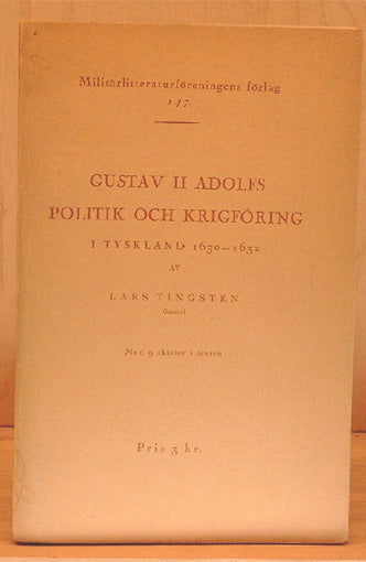 Gustav II Adolfs politik och Krigsföring i Tyskland