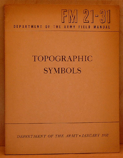 Topographic Symbols. FM 21-31