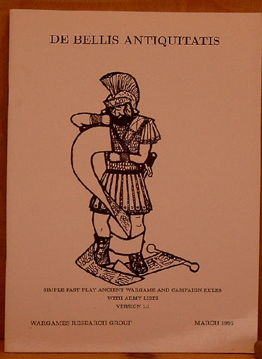 Simple fast play Ancient Wargame and Campaign rules