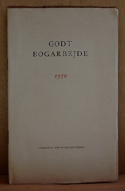 Godt Bogarbejde 1950