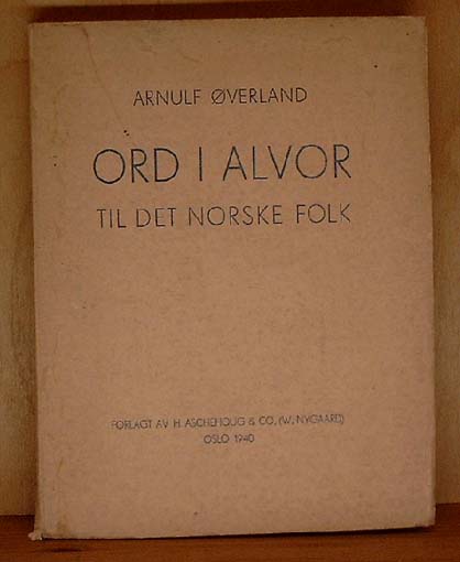 Ord i alvor til det norske folk