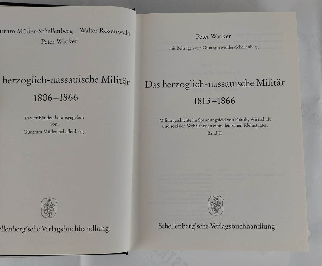 Das herzoglich nassauische Militär 1806-1866: