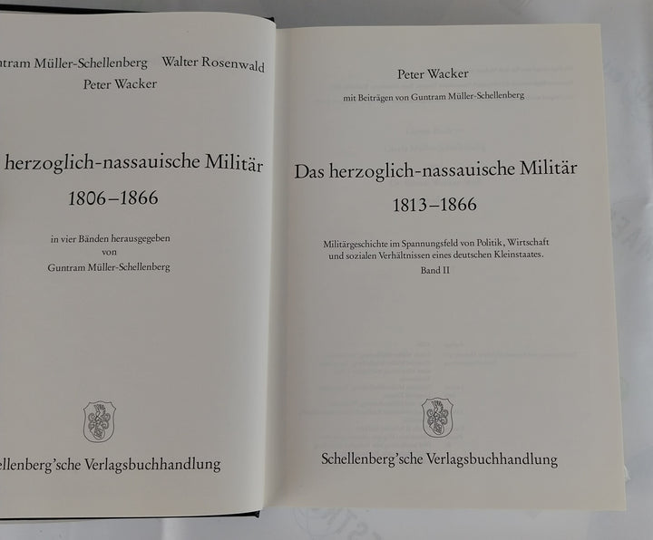 Das herzoglich nassauische Militär 1806-1866:
