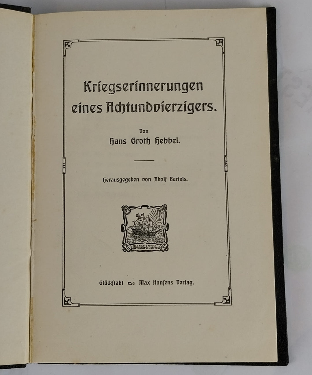 Kriegserinnerungen eines Achtundvierzigers
