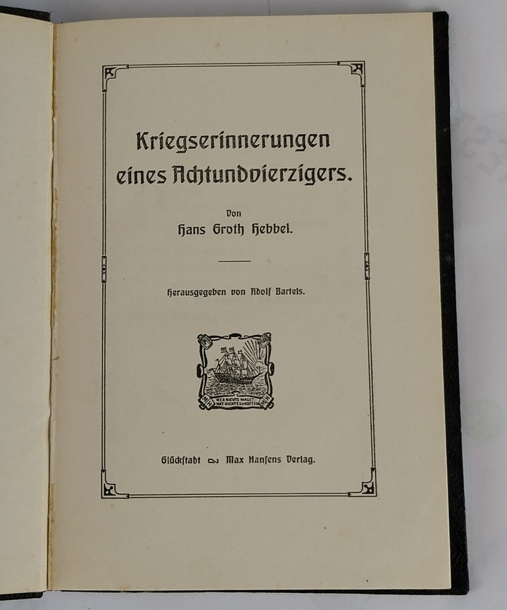 Kriegserinnerungen eines Achtundvierzigers