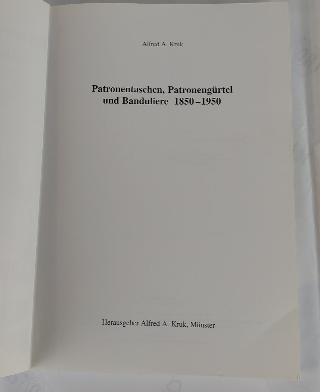 Patronentaschen, Patronengürtel und Banduliere 1850 - 1950