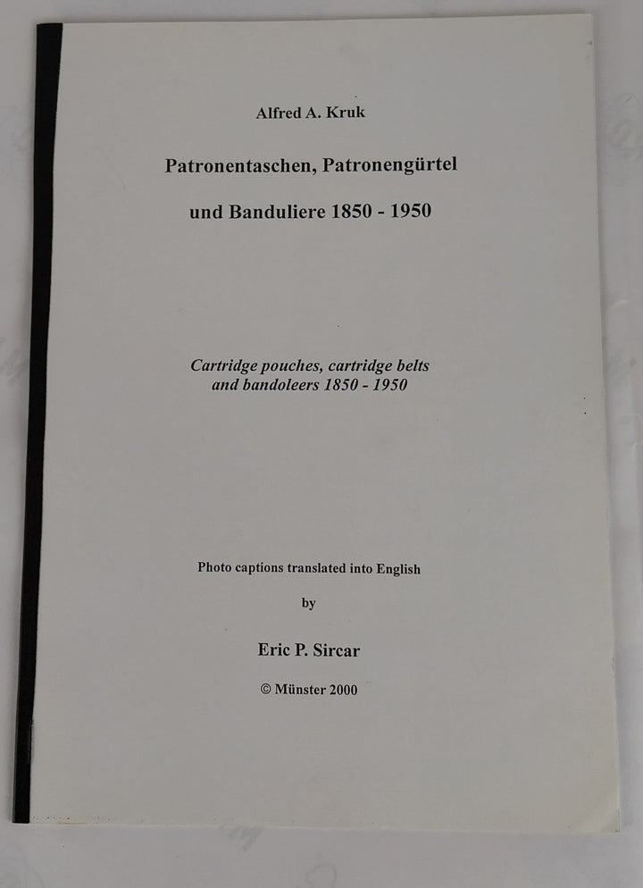 Patronentaschen, Patronengürtel und Banduliere 1850 - 1950