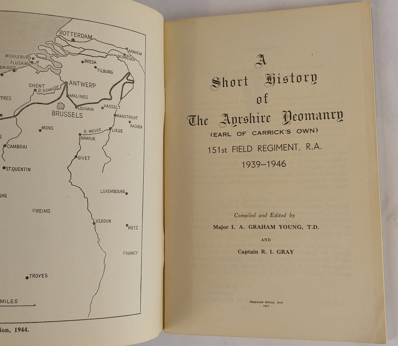 A Short History of the Ayrshire Yeomanry (Earl of Carrick&