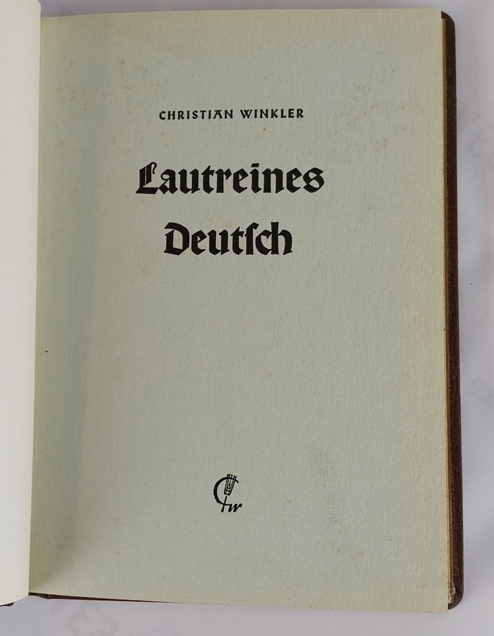 Lautreines Deutsch