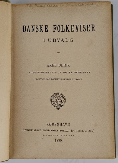 Danske Folkeviser i udvalg