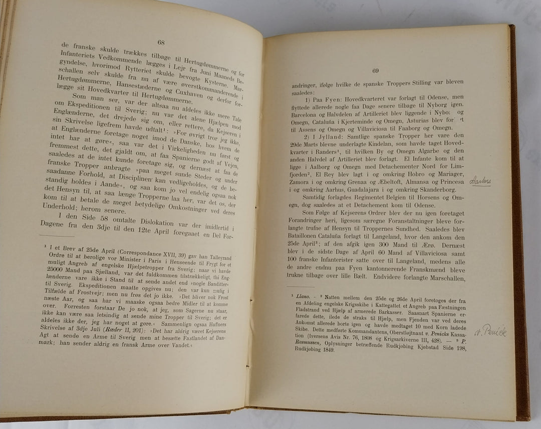 Meddelelser om de Begivenheder, som knyttede sig til de fremmede Troppers Ophold i Danmark i 1808.
