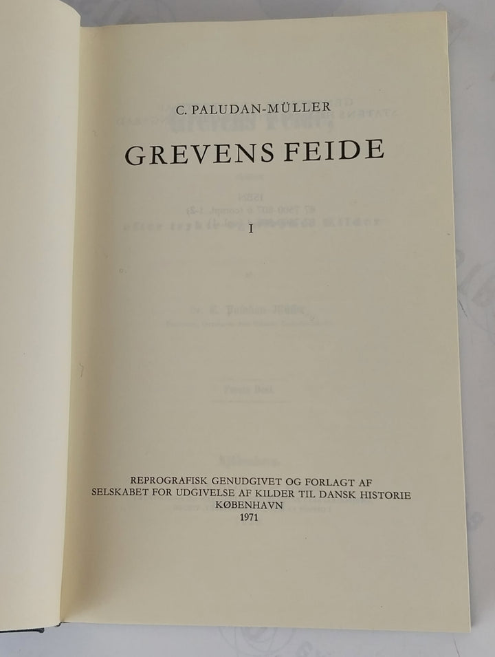 Grevens Feide, skildret efter trykte og utrykte Kilder.