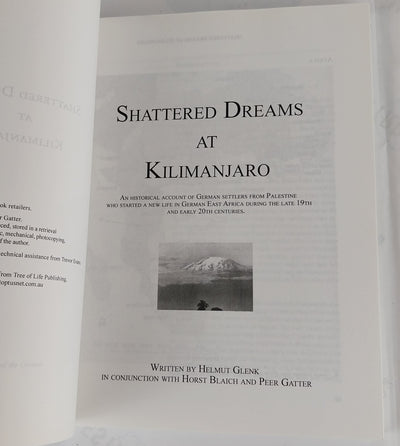 Shattered Dreams at Kilimanjaro