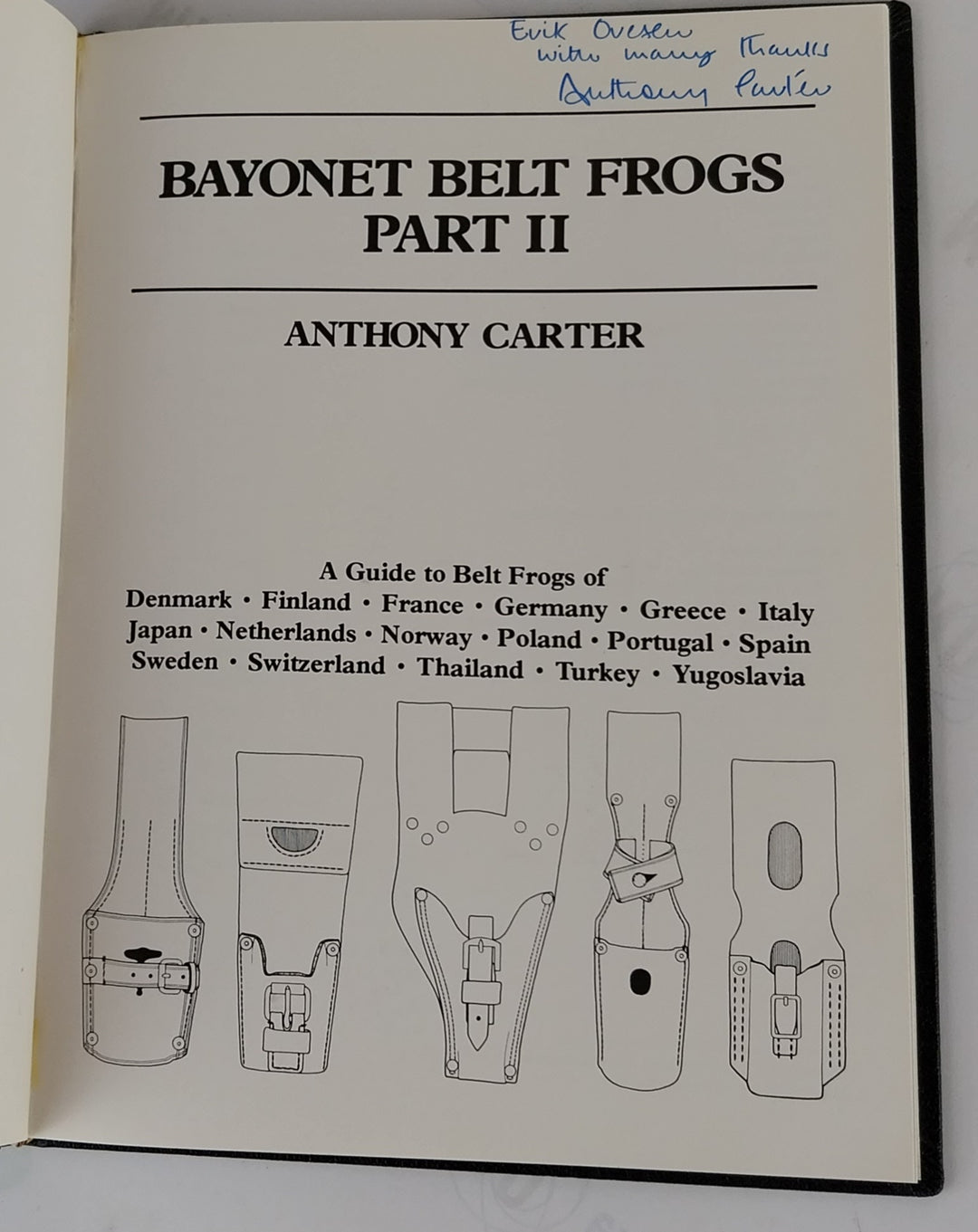 Bayonet Belt Frogs Part II