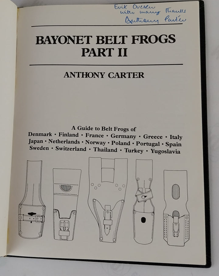 Bayonet Belt Frogs Part II
