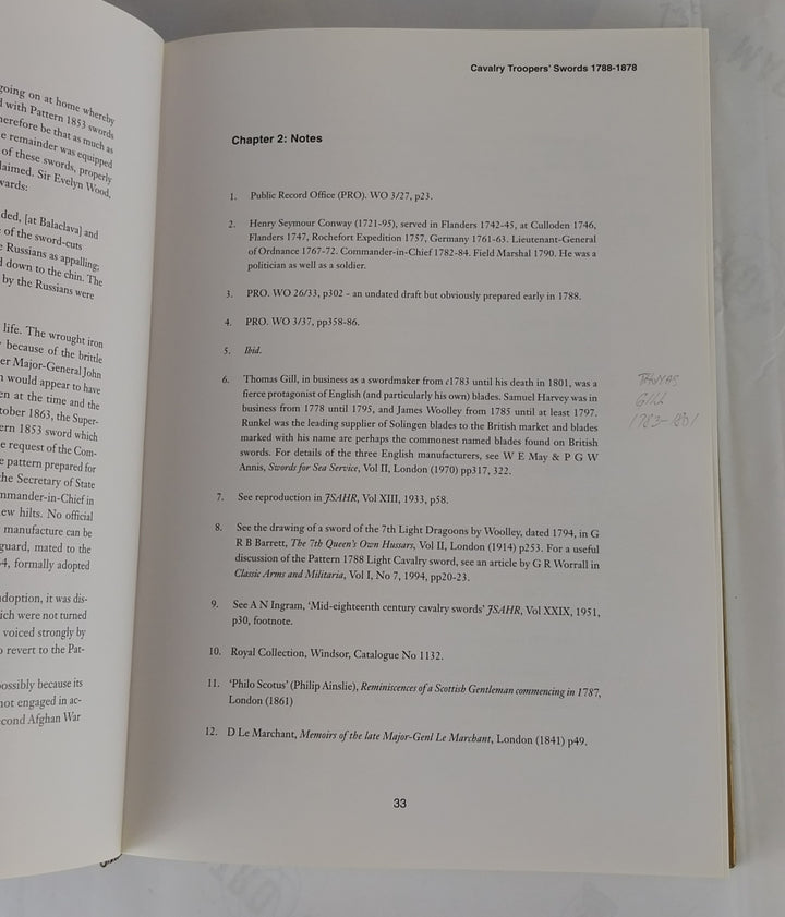 Swords of the British Army: The Regulation Patterns, 1788-1914