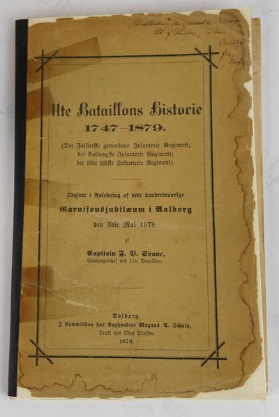 11te Bataillons historie 1747-1879