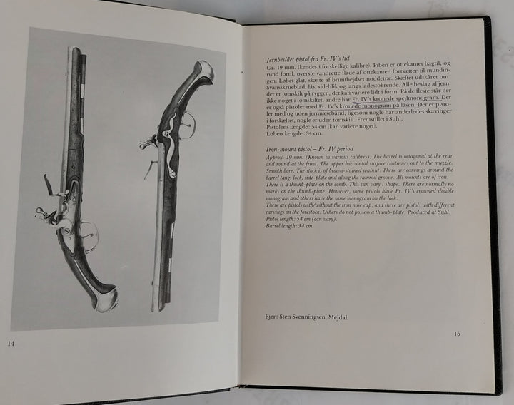 Dansk Norske militære flintlåspistoler 1690-1839
