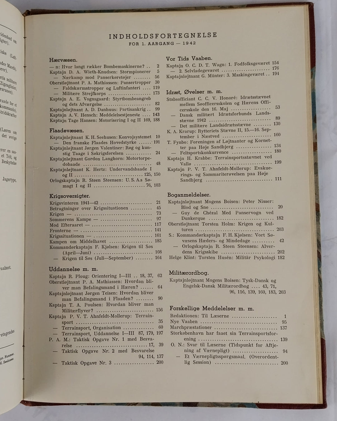 Dansk Militært Maanedshæfte 1942