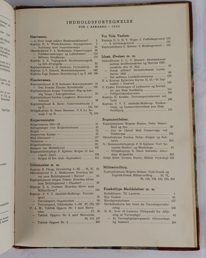 Dansk Militært Maanedshæfte 1942