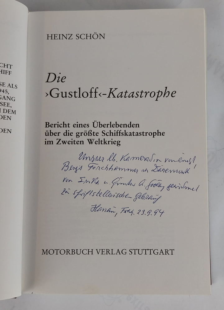 Die Gustloff katastrophe