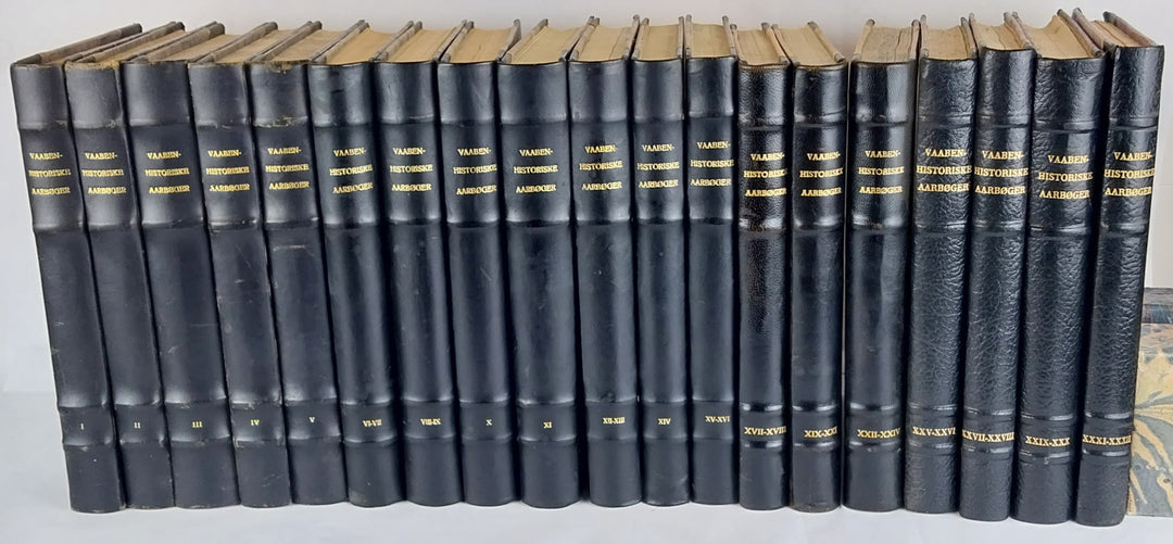 Vaabenhistoriske Aarbøger Bind I til og med XXXII