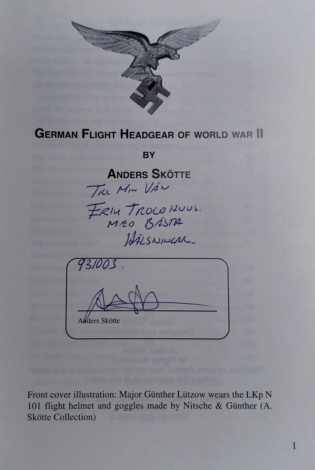 German Luftwaffe Flight Headgear of World War II