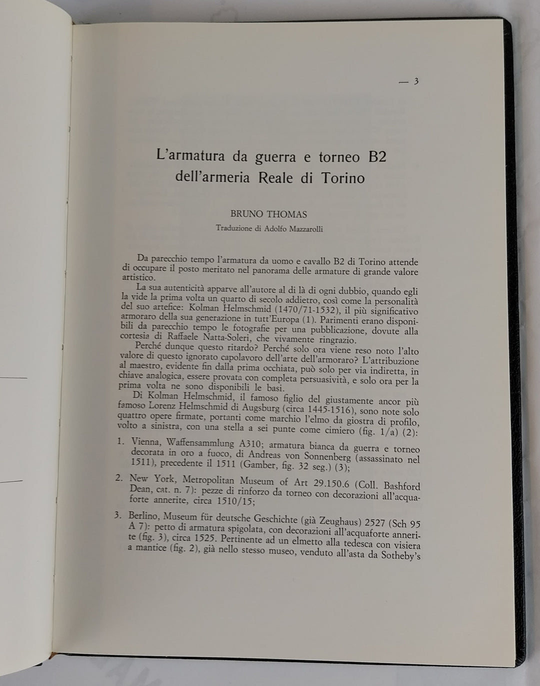 Armi Antiche 1978 - Bollettino dell'Accademia di S.Marciano.