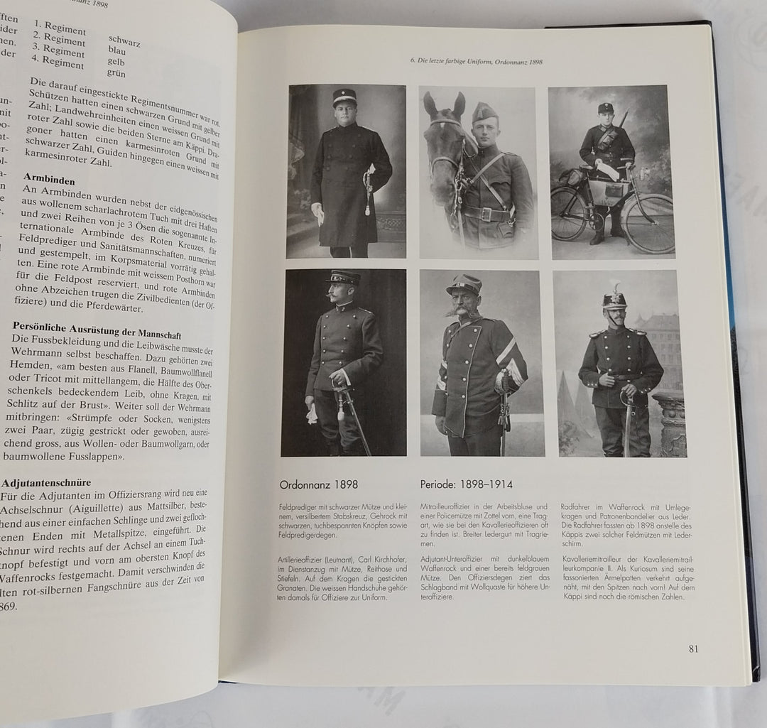 Geschichte der eidgenössischen Militäruniformen 1852 bis 1992. Ein Leitfaden für Sammler, Historiker und Freunde alter Uniformen und Militaria.