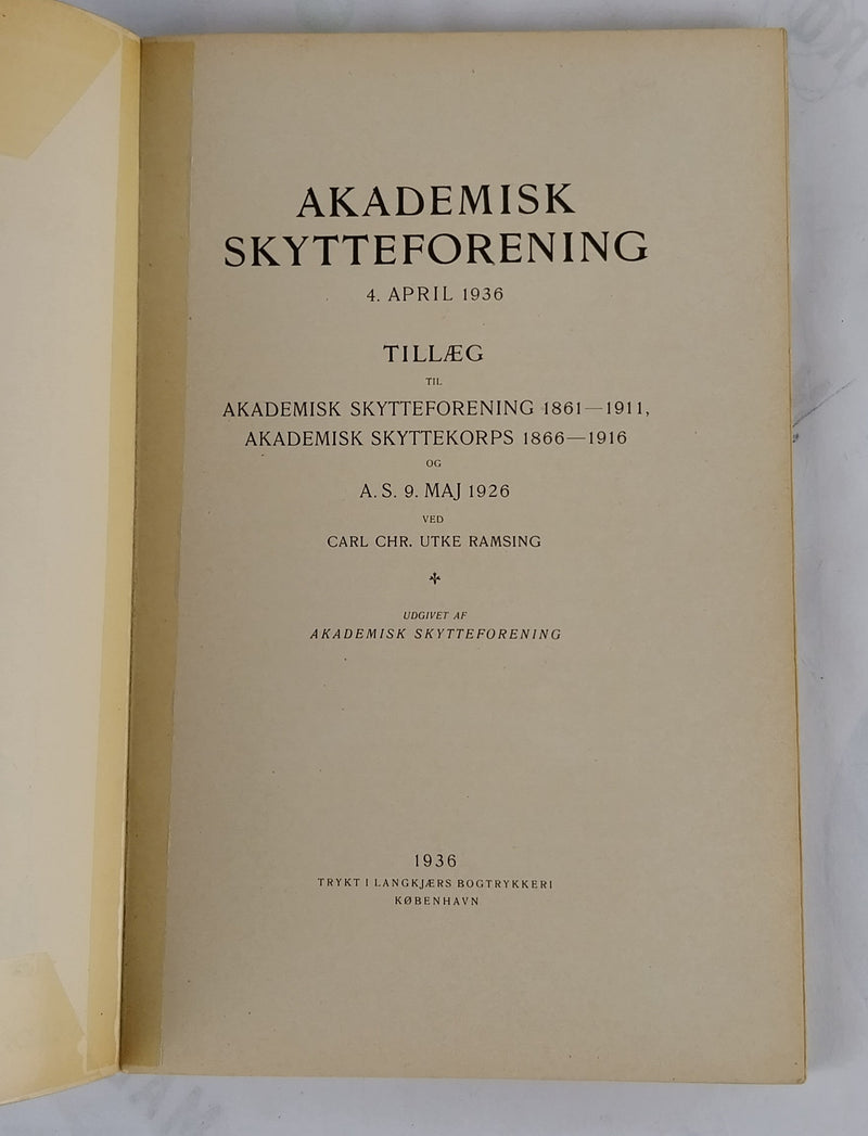Akademisk Skytteforening 1926-1936