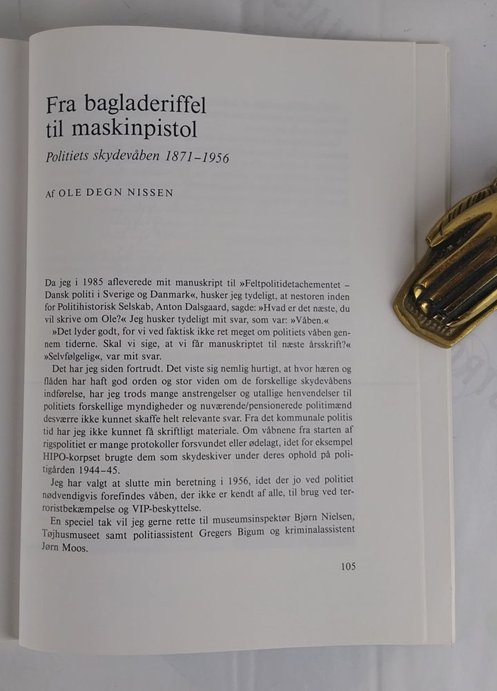 Politihistorisk Selskab, Årsskrift 1989