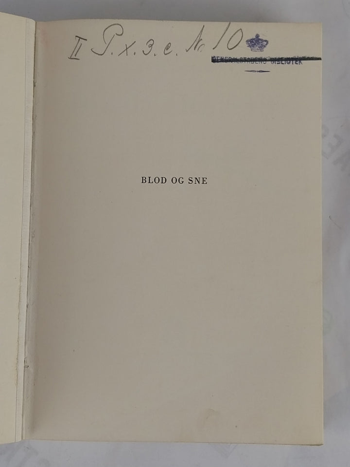 Blod og sne