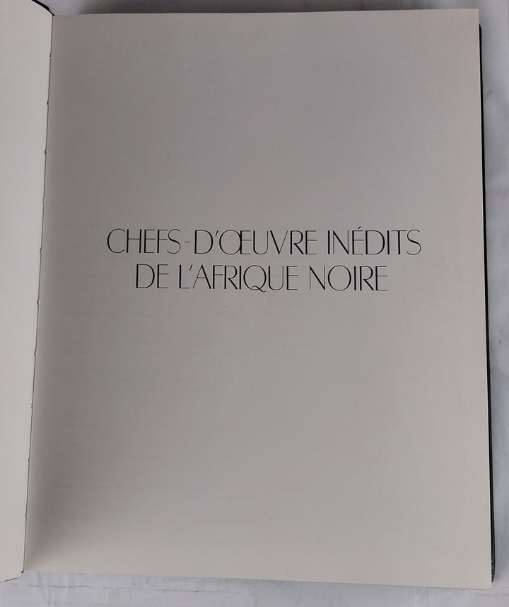 Chefs-d'oeuvre inédits de l'Afrique noire