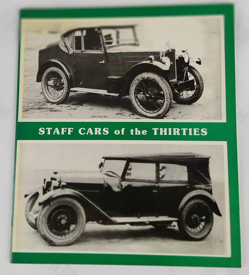 Staff Cars of the Thirties