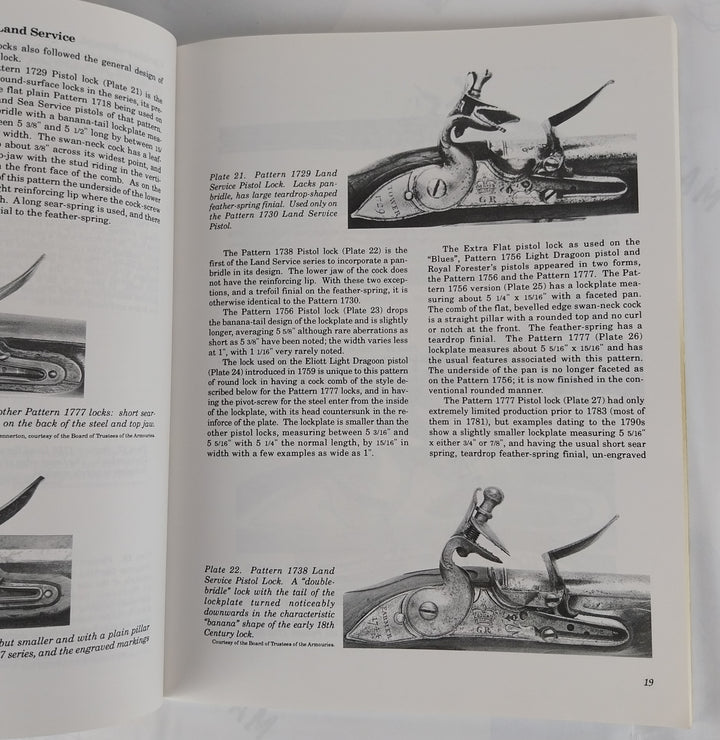 Pattern Dates for British Ordnance Small Arms 1718 - 1783