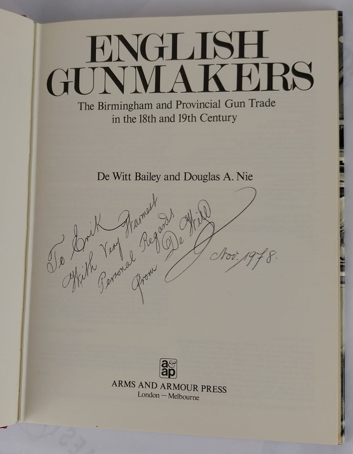 English Gunmakers. The Birmingham and provincial gun trade in the 18th and 19th century